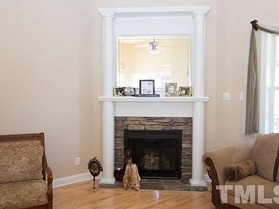 Gas fireplace in family room