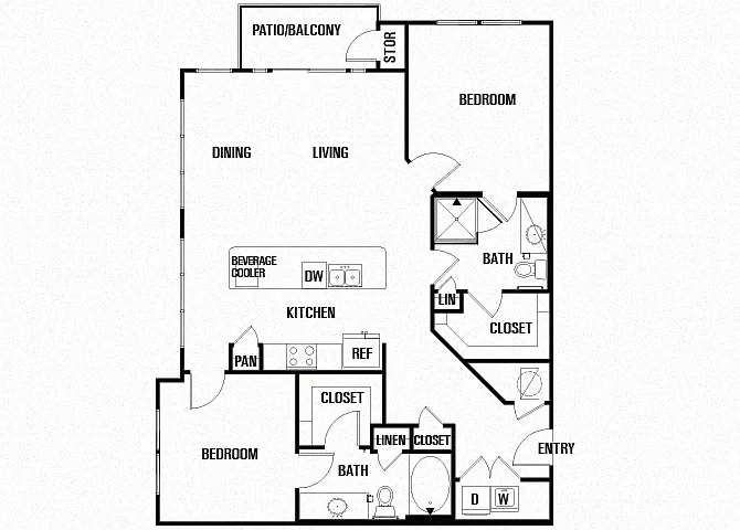 Floor plan B3