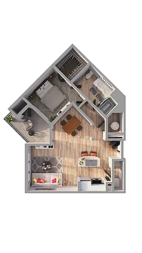Floor plan A1E