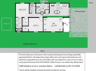 Turquoise Plan, Brookside MH Park, Lewiston, ME 04240