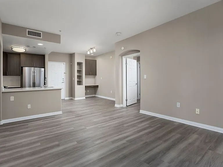 Kitchen and Living and Dining Areas