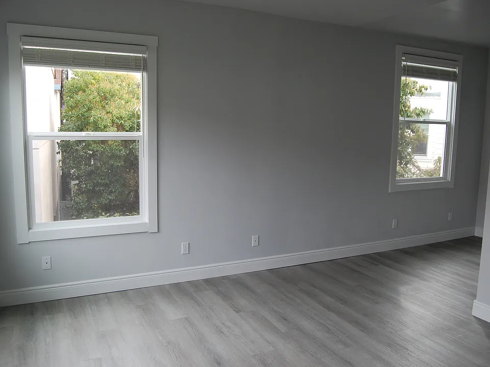 Looking south from living/bedroom. Dining area & kitchen is entered on the right