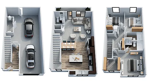Floor plan Three Bedroom