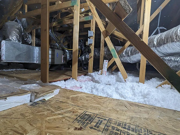 Extra storage in the attic