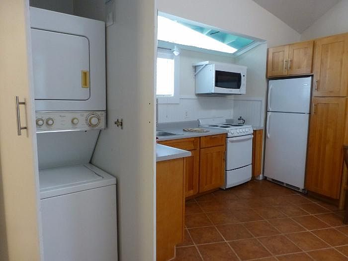 Kitchen and W/D from Bath