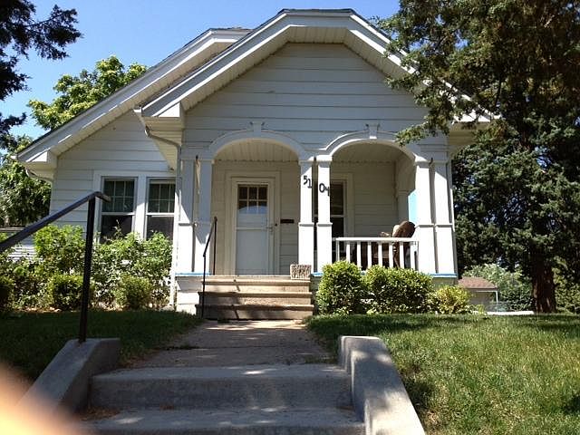 South facing covered front porch.
