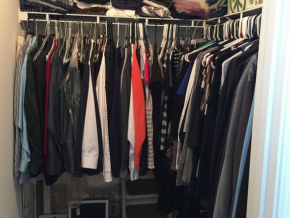 Master walk-in closet