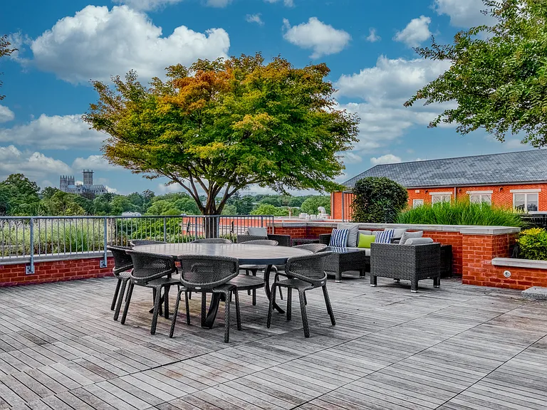 Beautiful views from our roof deck during every season.