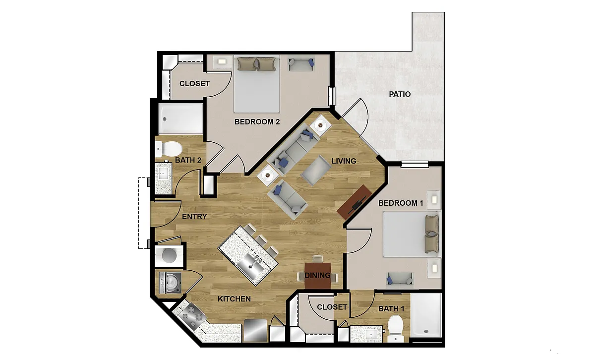 Floor plan B1