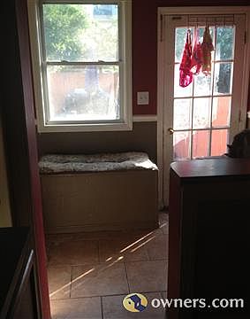 Sunroom view from kitchen