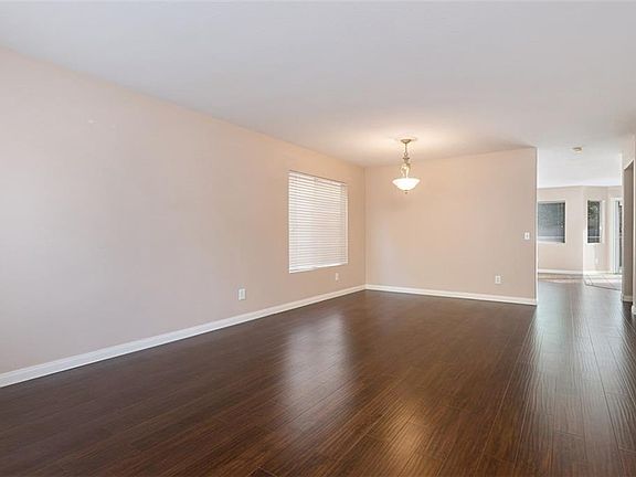 Front living room and dining room