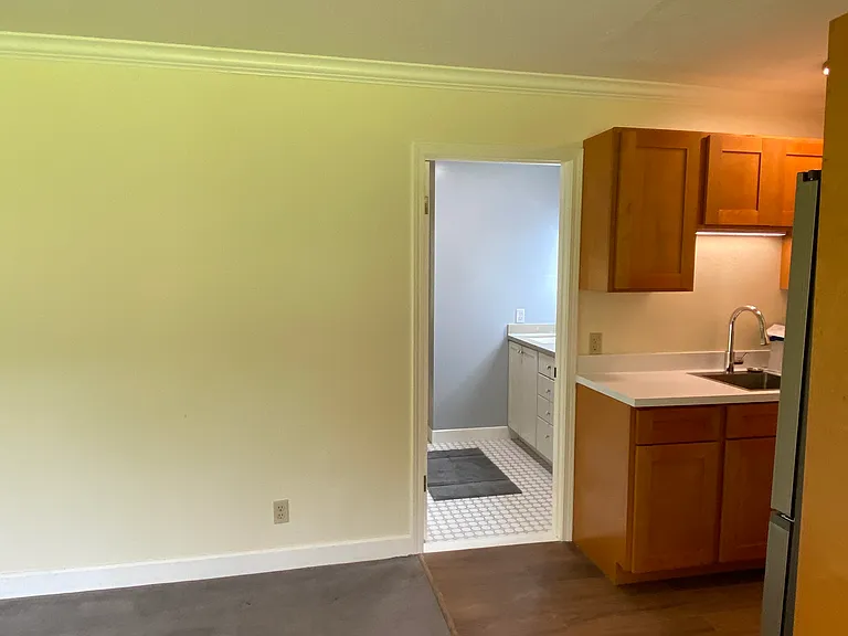 kitchenette & bath entry