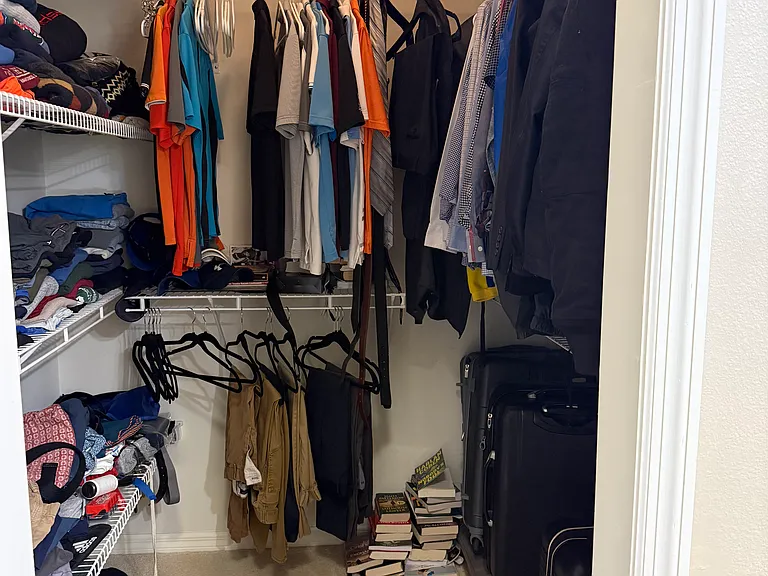 His closet