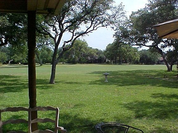 view from back porch