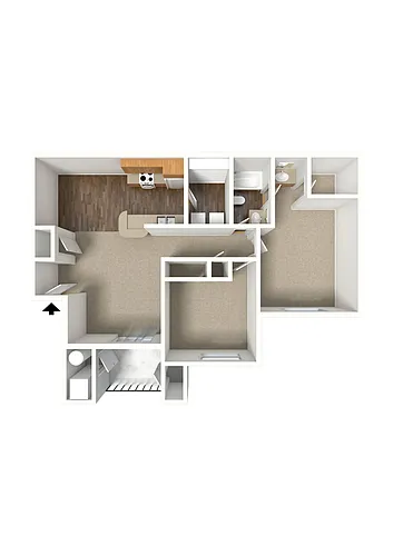 Floor plan Lodgepole III - Renovated