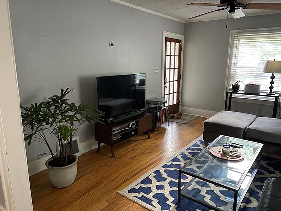 living room photo, tv view