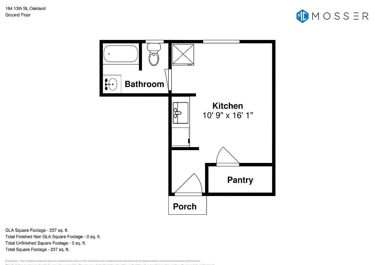 Floor plan Studio