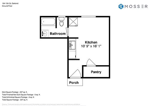 Floor plan Studio