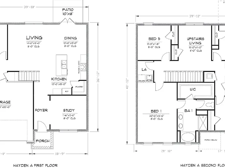 Hayden Floor Plan Hayden Floor Plan
