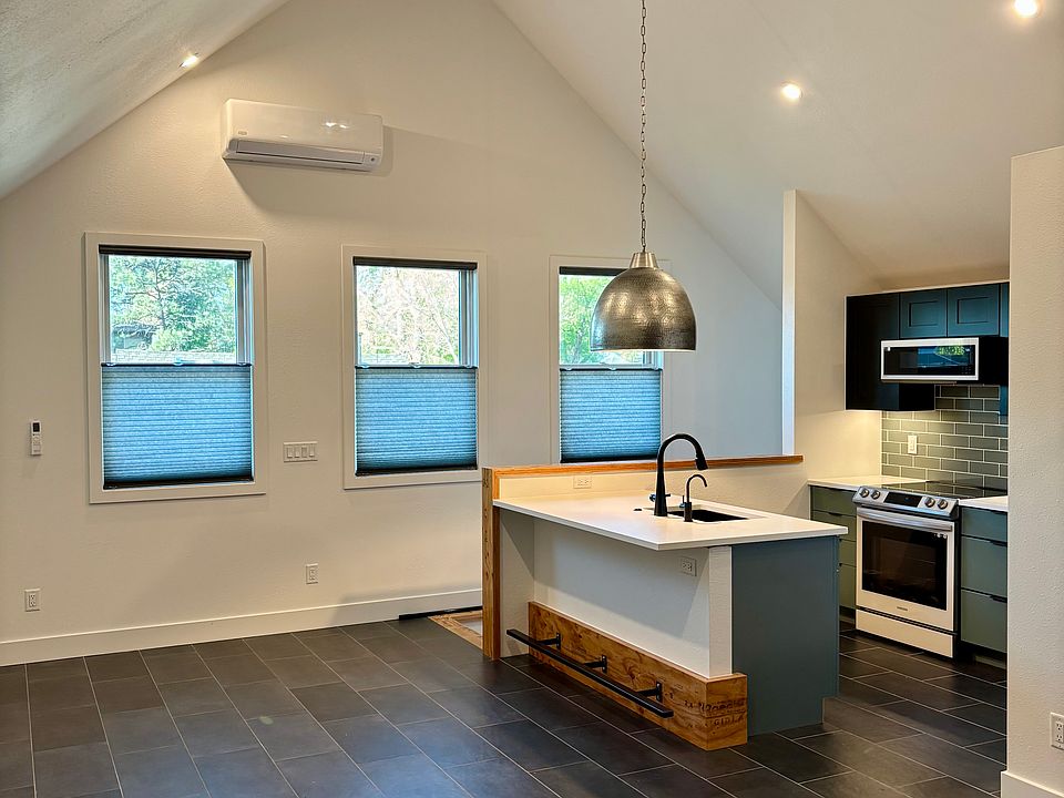 main living area and kitchen