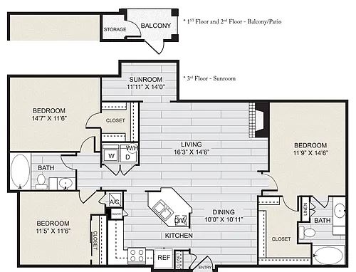 Floor plan C1