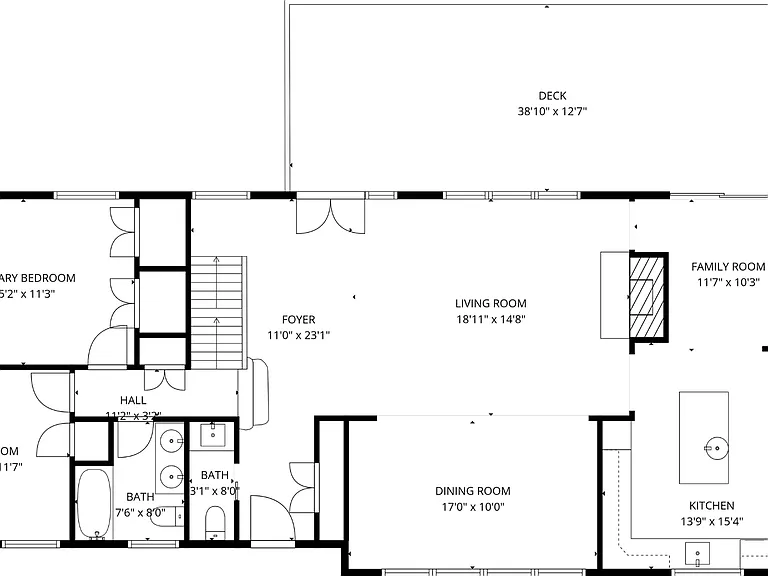 Main Level Floor Plan