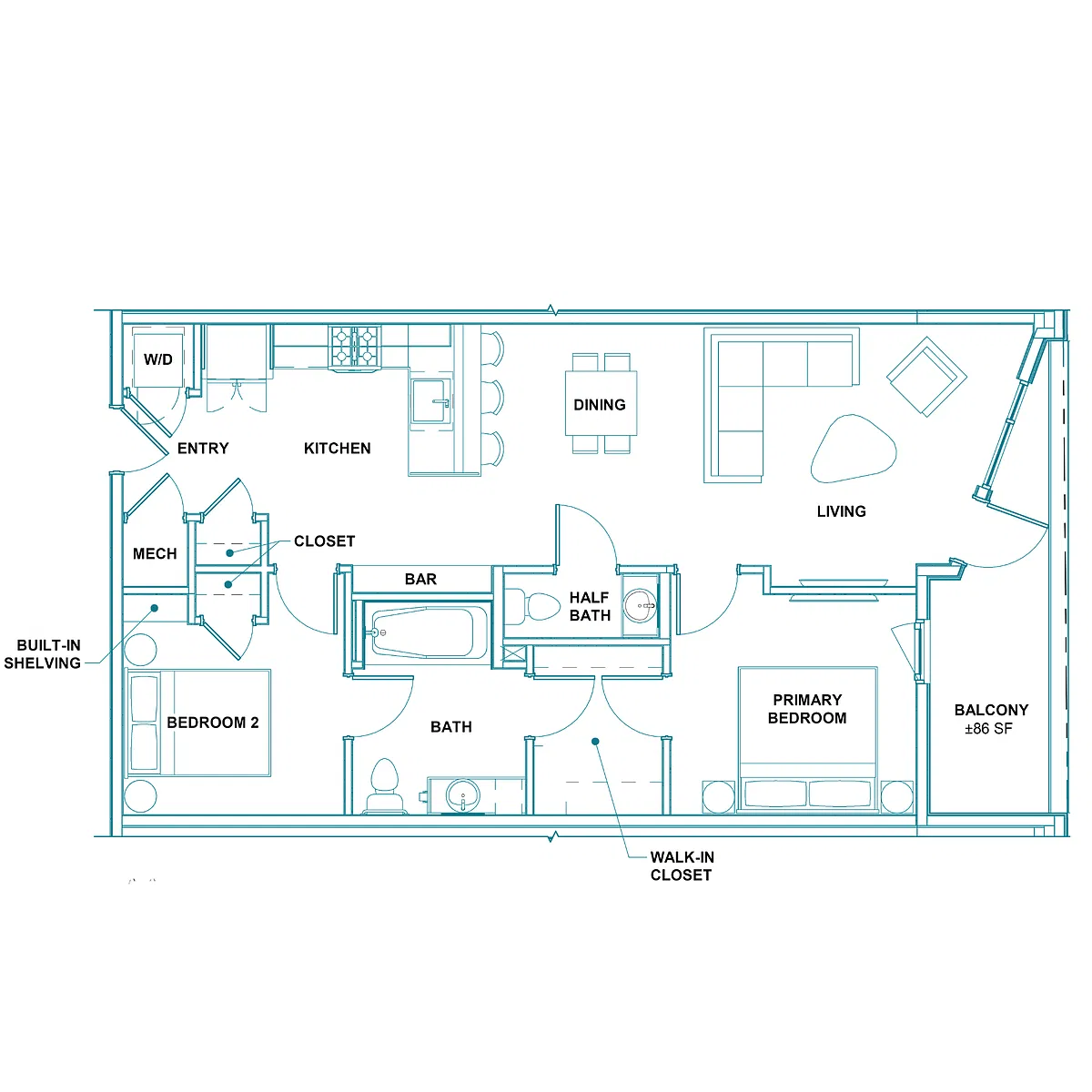 Floor plan Indigo