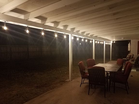 back patio night