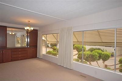 Dining area with built-in hutch