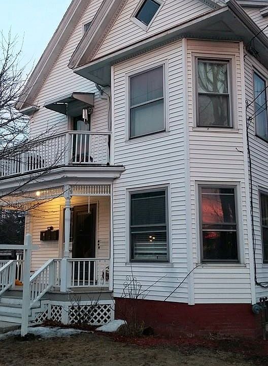 from the front