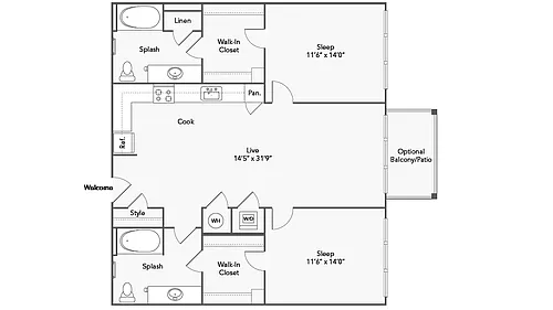 Floor plan Columbia