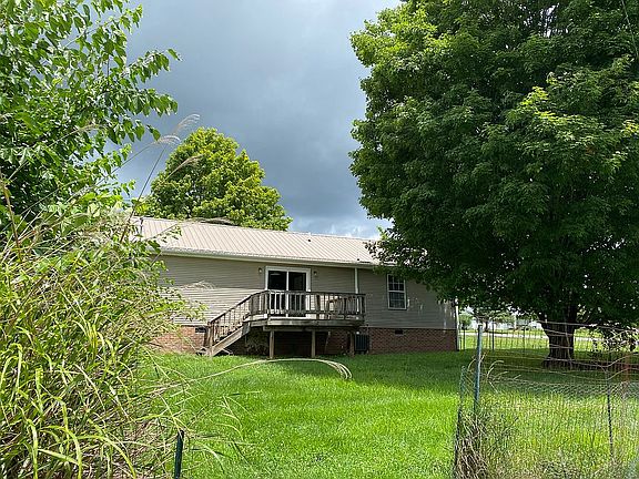 Rear deck and pet fence