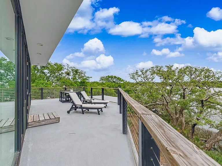 Rooftop patio