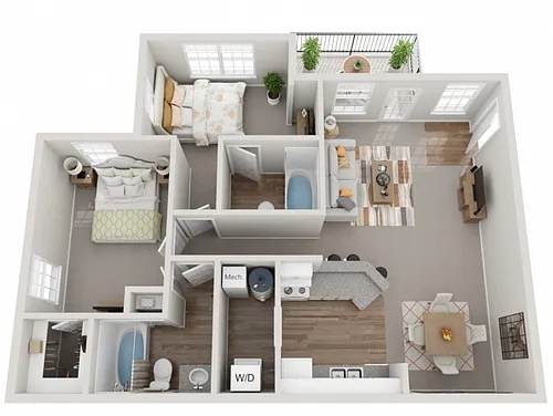 Floor plan The Benton