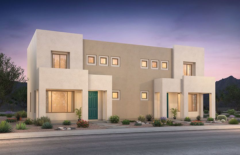 The Senita home offering brand new townhomes for sale in Santa Fe.