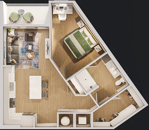 Floor plan 1C