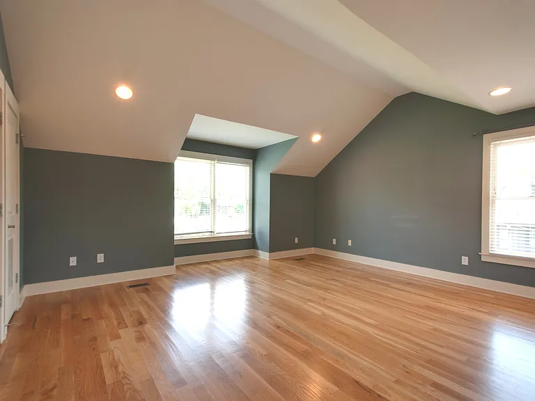 Generously sized primary suite