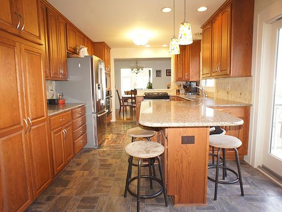 Remodeled Kitchen With Snack Bar
