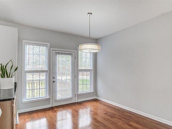 Dining and door to deck