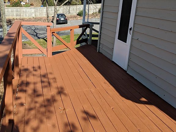 Deck off living room