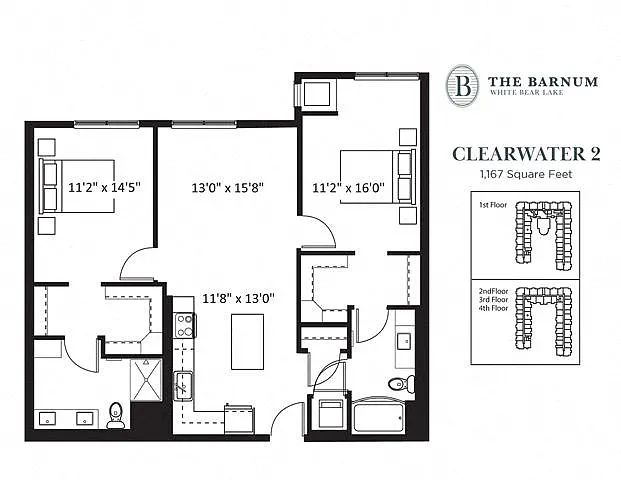 Floor plan Clearwater