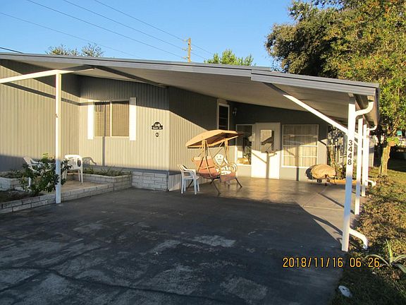 full front view...entry door into glassed in lanai