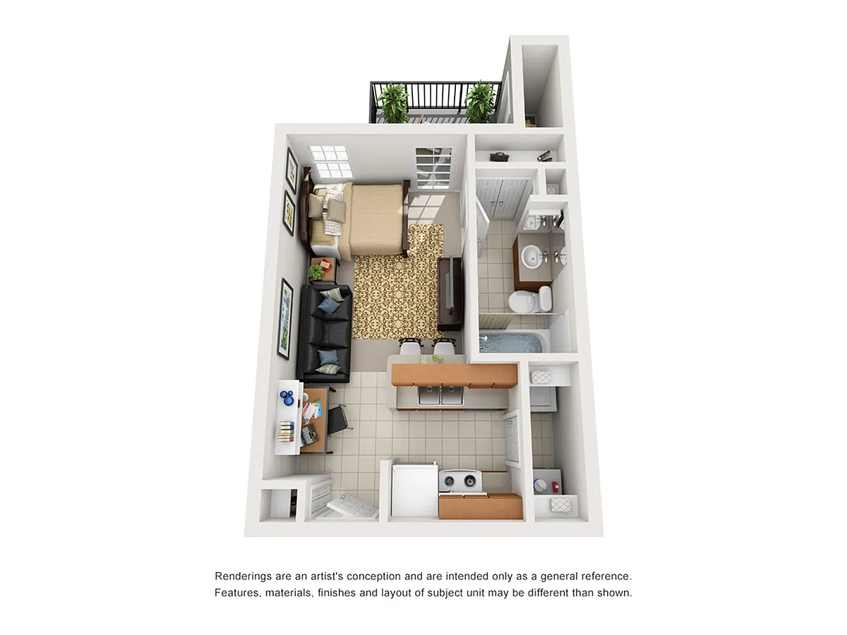 Floor plan Studio