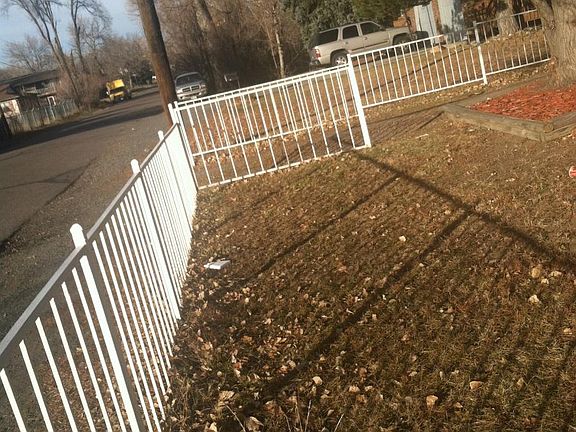 front rod iron fence