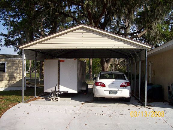 Carport added Nov. 2007