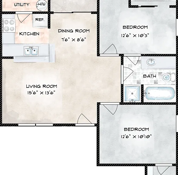 B1 Floorplan Diagram