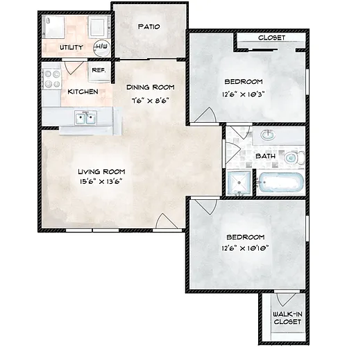 Floor plan B1