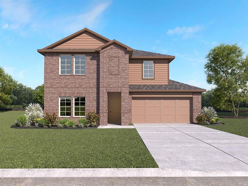 D.R. Horton's Rosemont floorplan, elevation B. All Home and community information, including pricing, included features, terms, availability and amenities, are subject to change at any time without notice or obligation. All Drawings, pictures, photographs, video, square footages, floor plans, elevations, features, colors and sizes are approximate for illustration purposes only and will vary from the homes as built.