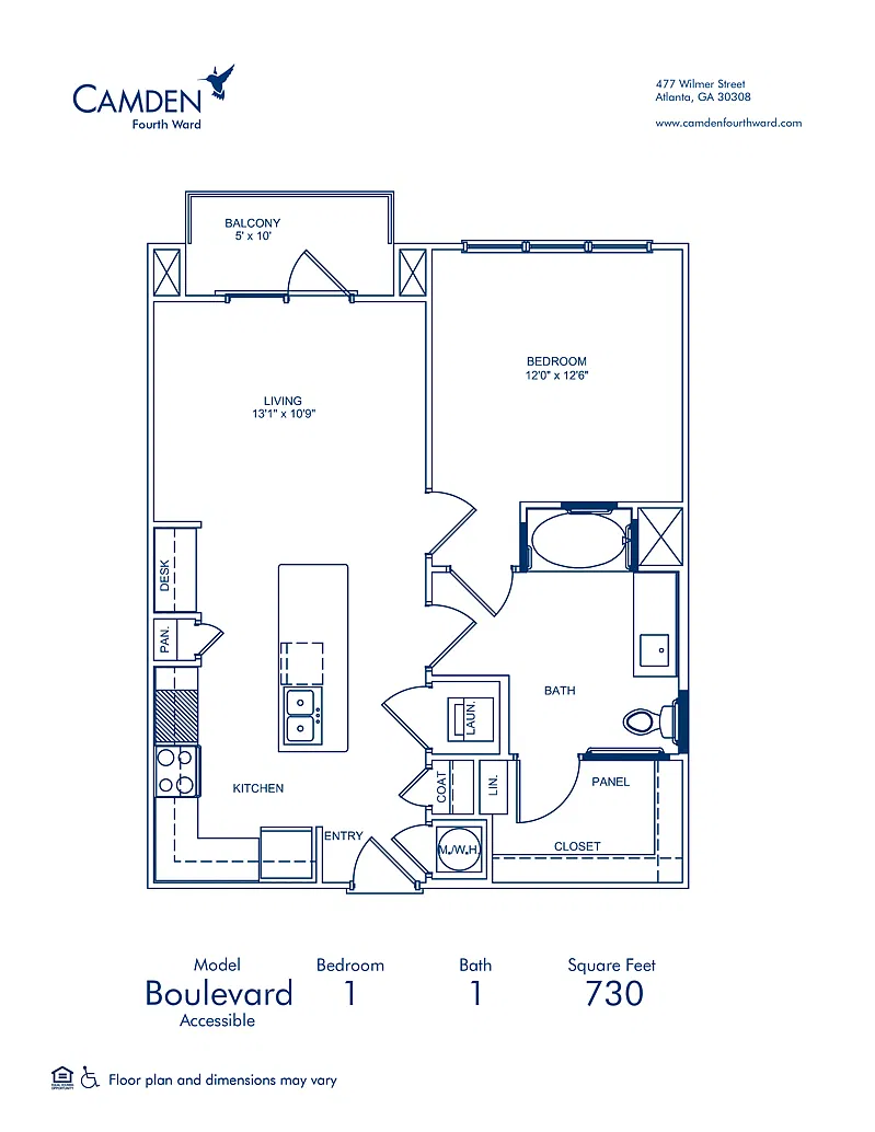 Floor plan Boulevard - A