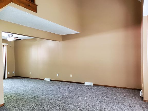 Open living & dining area